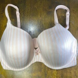 Victoria's Secret Light Pink Striped Bra